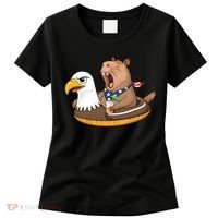 Capybara 4TH Of July Funny Pool Party Women's T-Shirt thumb 0