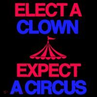 Classy 4 U Elect A Clown Expect A Circus Visor thumb 3