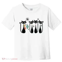 Cats 50s Cat Mid Century Toddler T-Shirt thumb 0