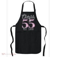 Chapter 55 EST 1968 55th Birthday Tee Gift For Wo Apron thumb 0