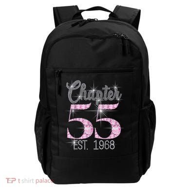 Chapter 55 EST 1968 55th Birthday Tee Gift For Wo Backpack