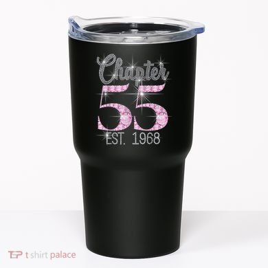 Chapter 55 EST 1968 55th Birthday Tee Gift For Wo Tumbler