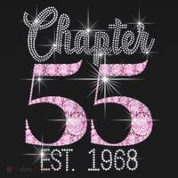 Chapter 55 EST 1968 55th Birthday Tee Gift For Wo Visor thumb 3