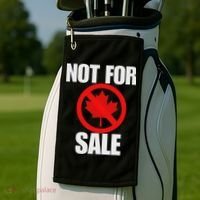Canada 51st State Not For Sale Golf Towel thumb 2