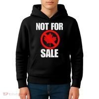 Canada 51st State Not For Sale Kids Hoodie thumb 4