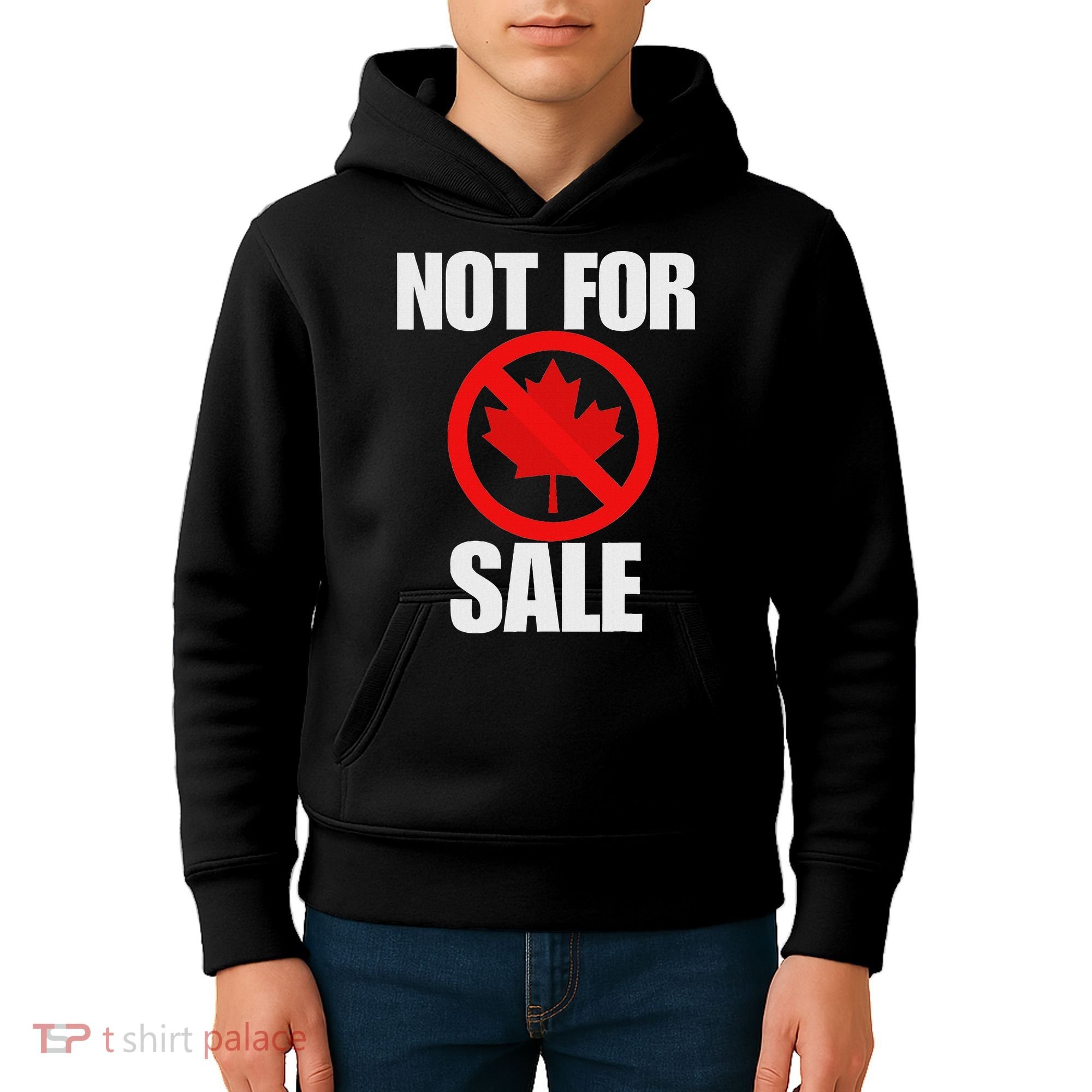 Canada 51st State Not For Sale Kids Hoodie
