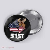 Canada 51st Us State Funny United States Buying Canada Button thumb 0