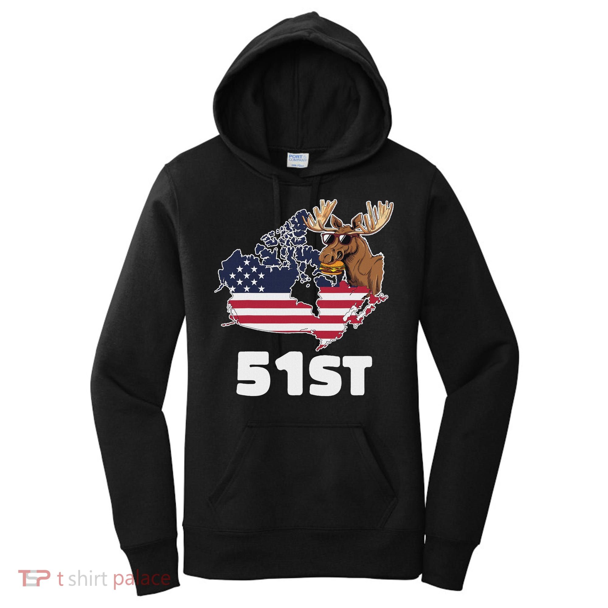 Canada 51st Us State Funny United States Buying Canada Women's Hoodie
