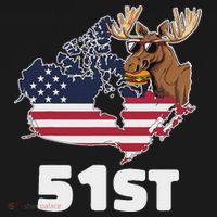 Canada 51st Us State Funny United States Buying Canada Women's Hoodie thumb 2