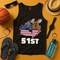 Canada 51st Us State Funny United States Buying Canada Tank Top thumb 4