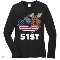 Canada 51st Us State Funny United States Buying Canada Women's Long Sleeve Shirt thumb 0
