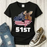 Canada 51st Us State Funny United States Buying Canada Women's T-Shirt thumb 3