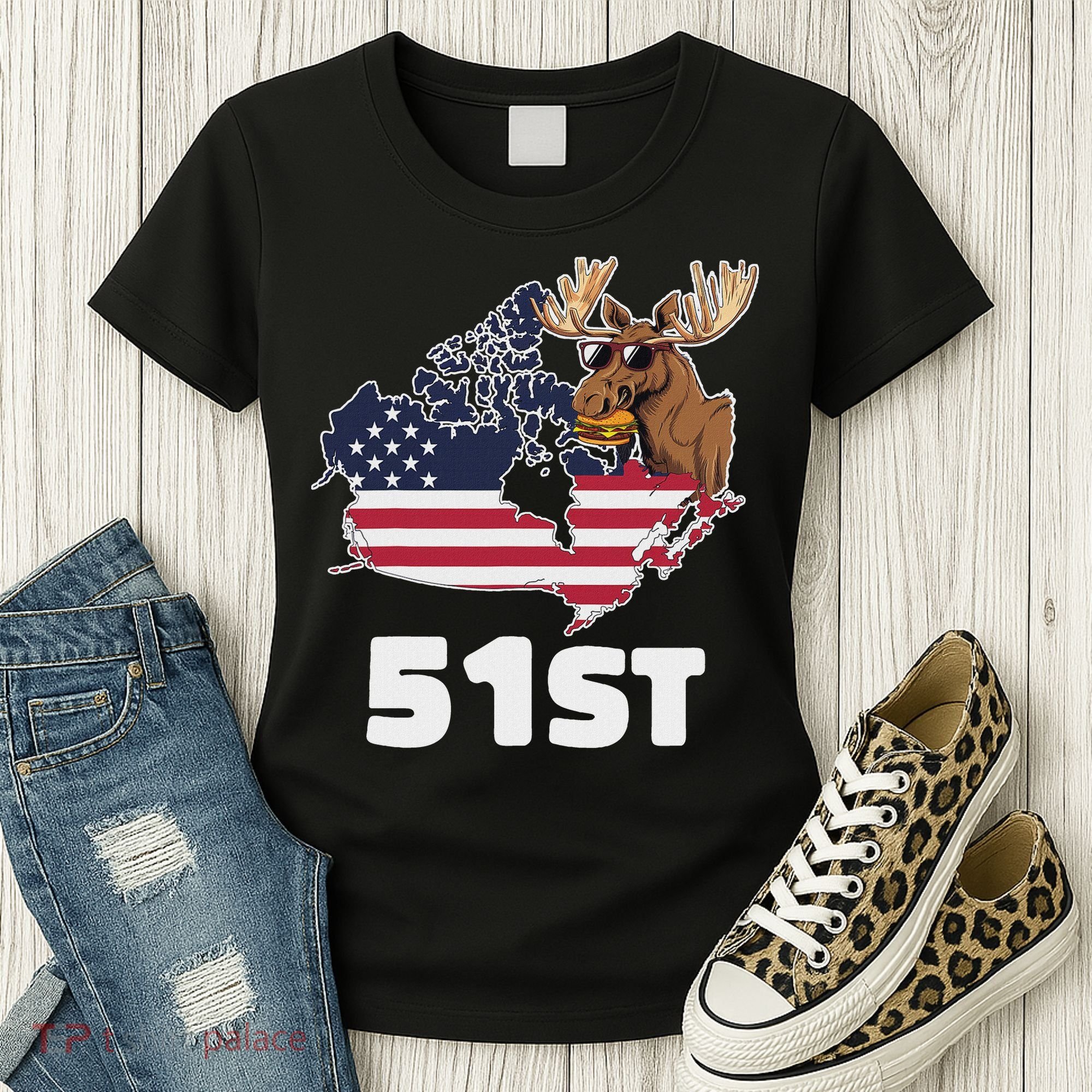 Canada 51st Us State Funny United States Buying Canada Women's T-Shirt