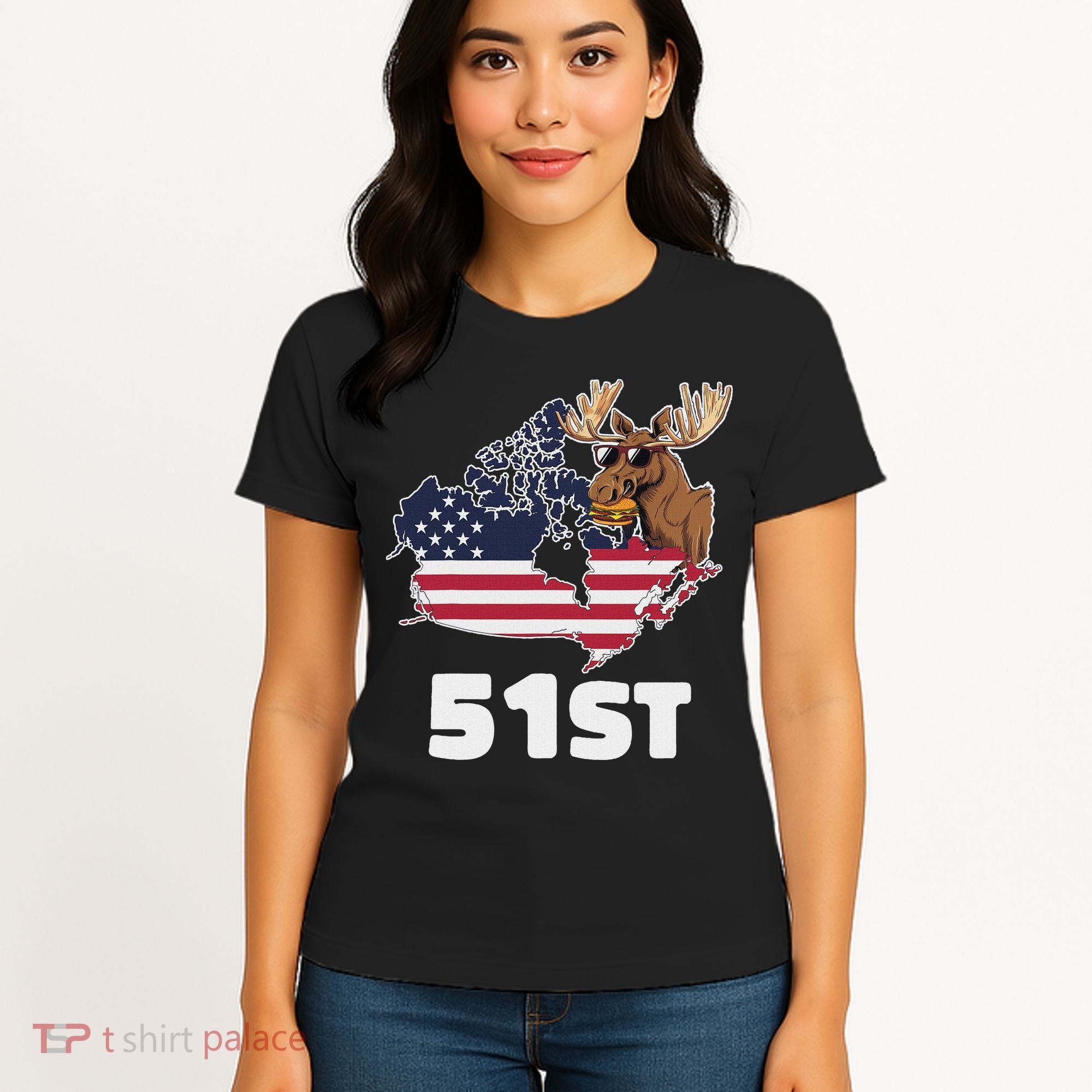 Canada 51st Us State Funny United States Buying Canada Women's T-Shirt