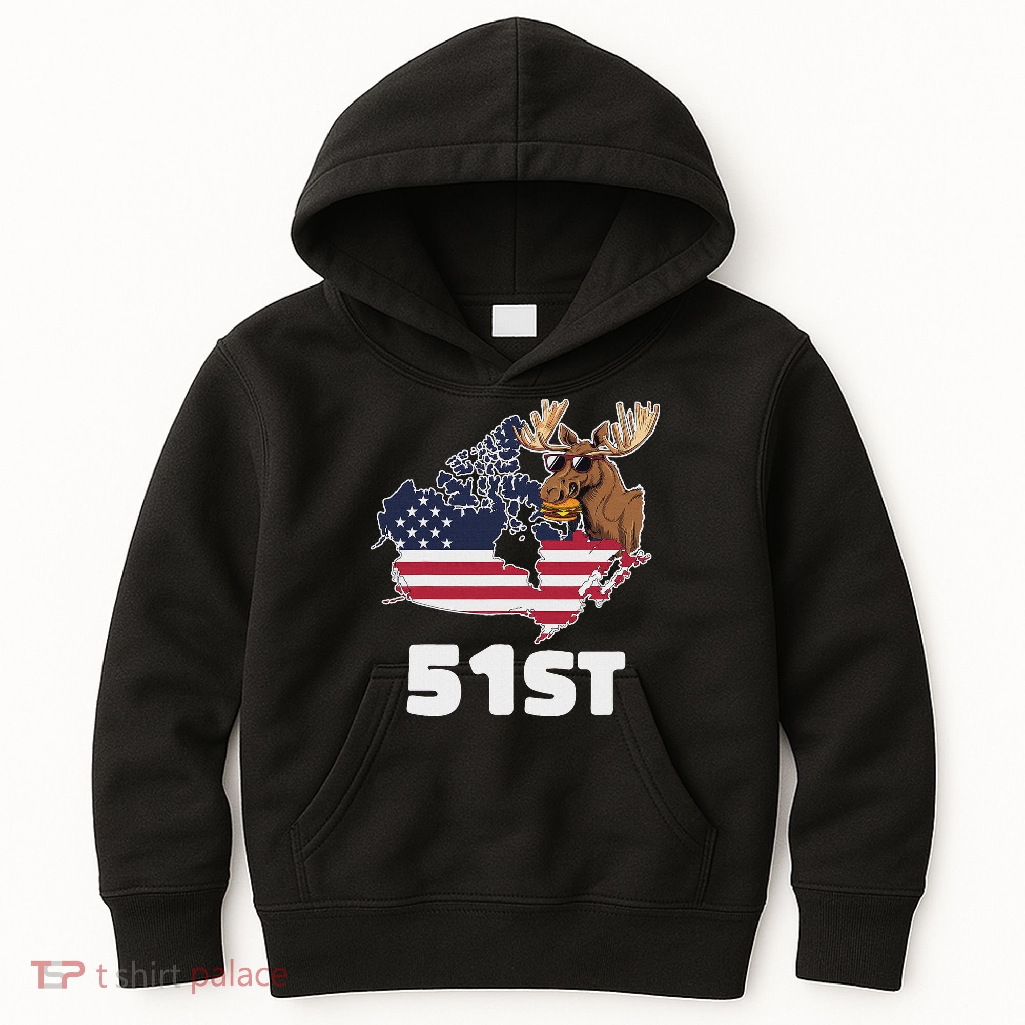 Canada 51st Us State Funny United States Buying Canada Kids Hoodie