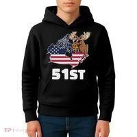 Canada 51st Us State Funny United States Buying Canada Kids Hoodie thumb 4