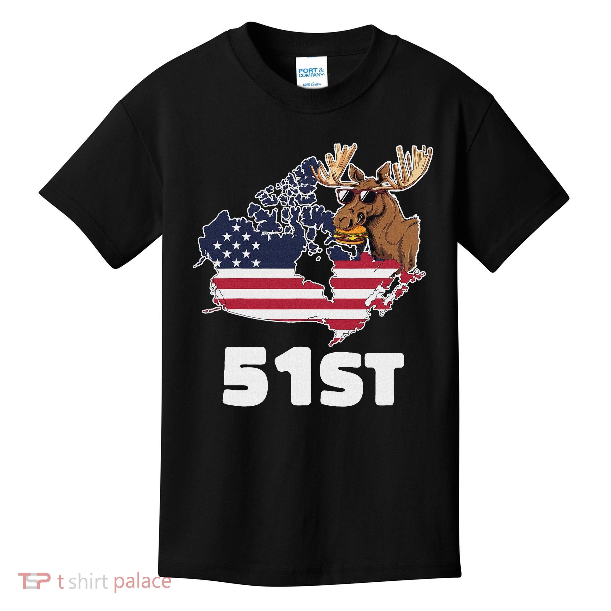 Canada 51st Us State Funny United States Buying Canada Kids T-Shirt