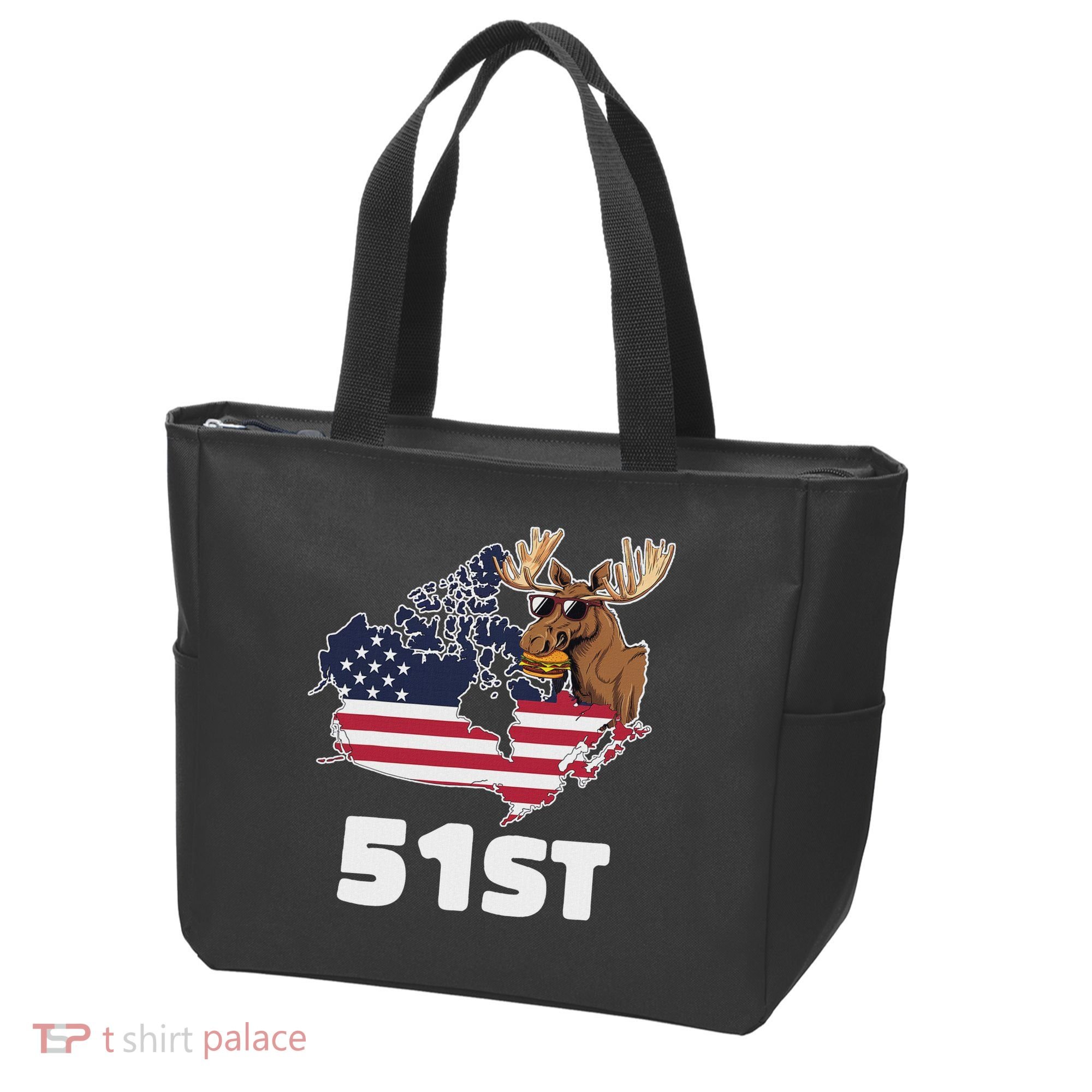 Canada 51st Us State Funny United States Buying Canada Tote Bag