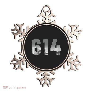 Columbus 614 Area Code Skyline Ohio Vintage Ornament