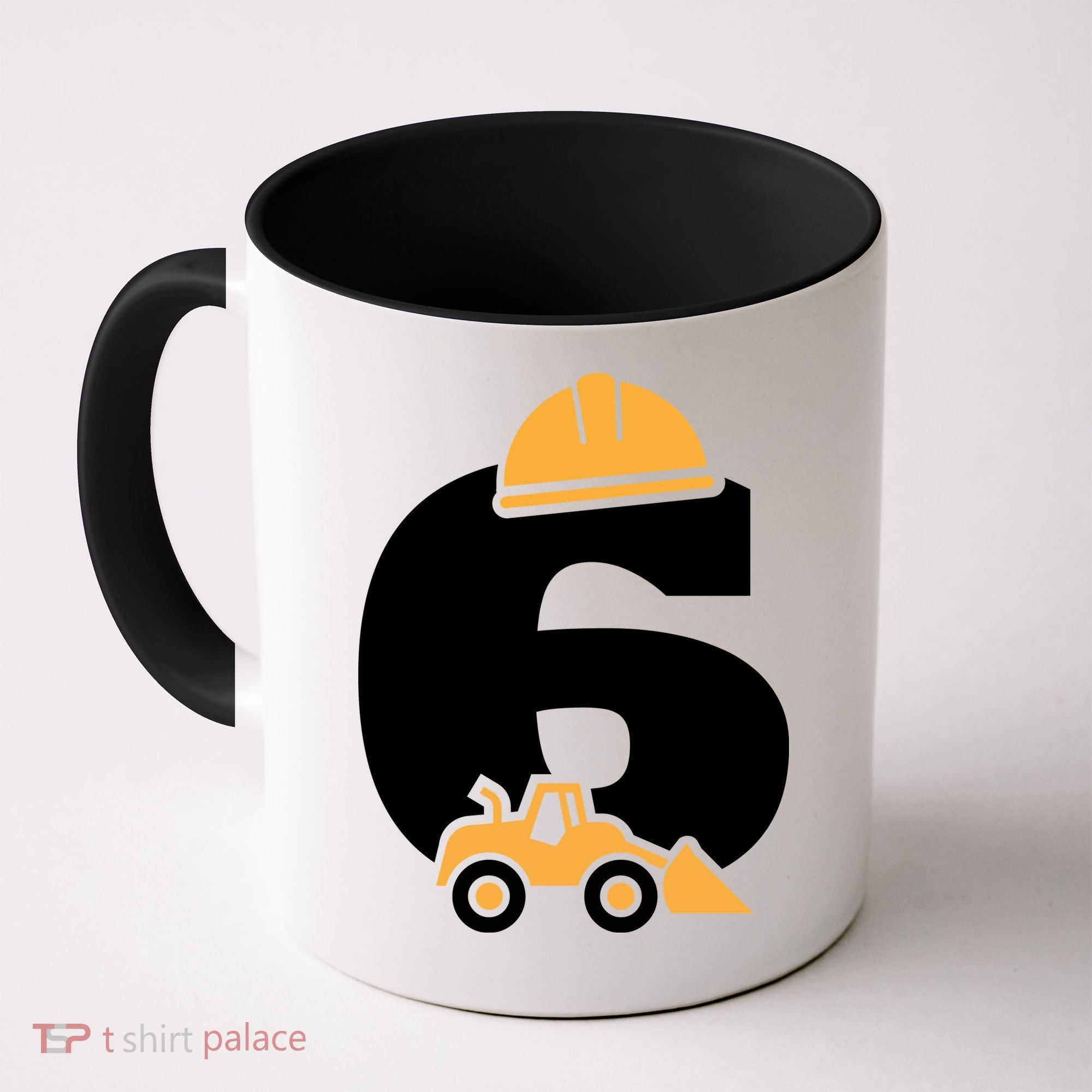  6th Birthday Construction Gift For Birthday Boy Coffee Mug