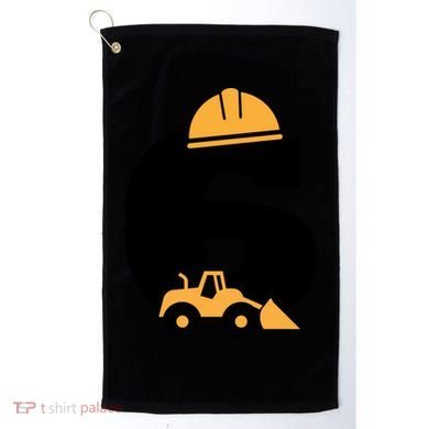  6th Birthday Construction Gift For Birthday Boy Golf Towel