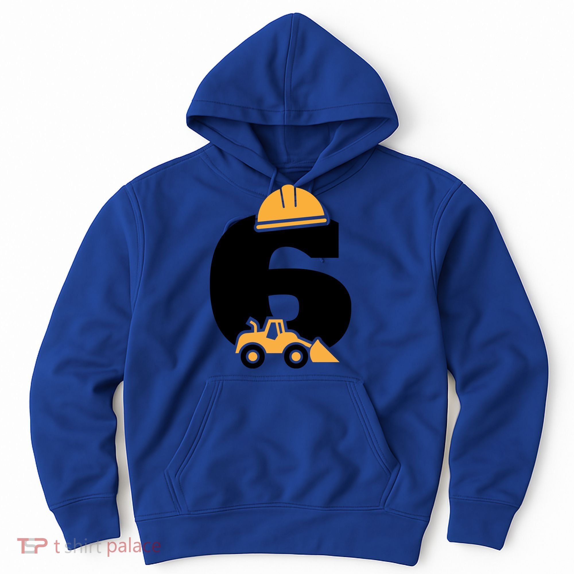  6th Birthday Construction Gift For Birthday Boy Hoodie