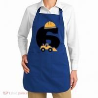  6th Birthday Construction Gift For Birthday Boy Apron thumb 2
