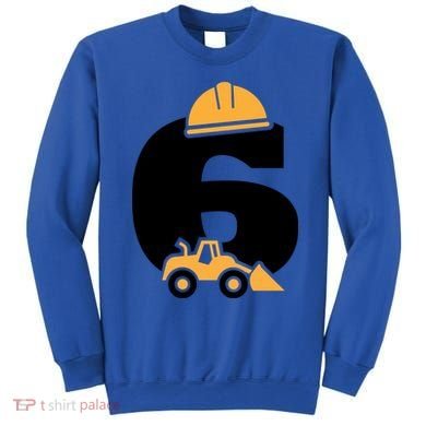  6th Birthday Construction Gift For Birthday Boy Sweatshirt