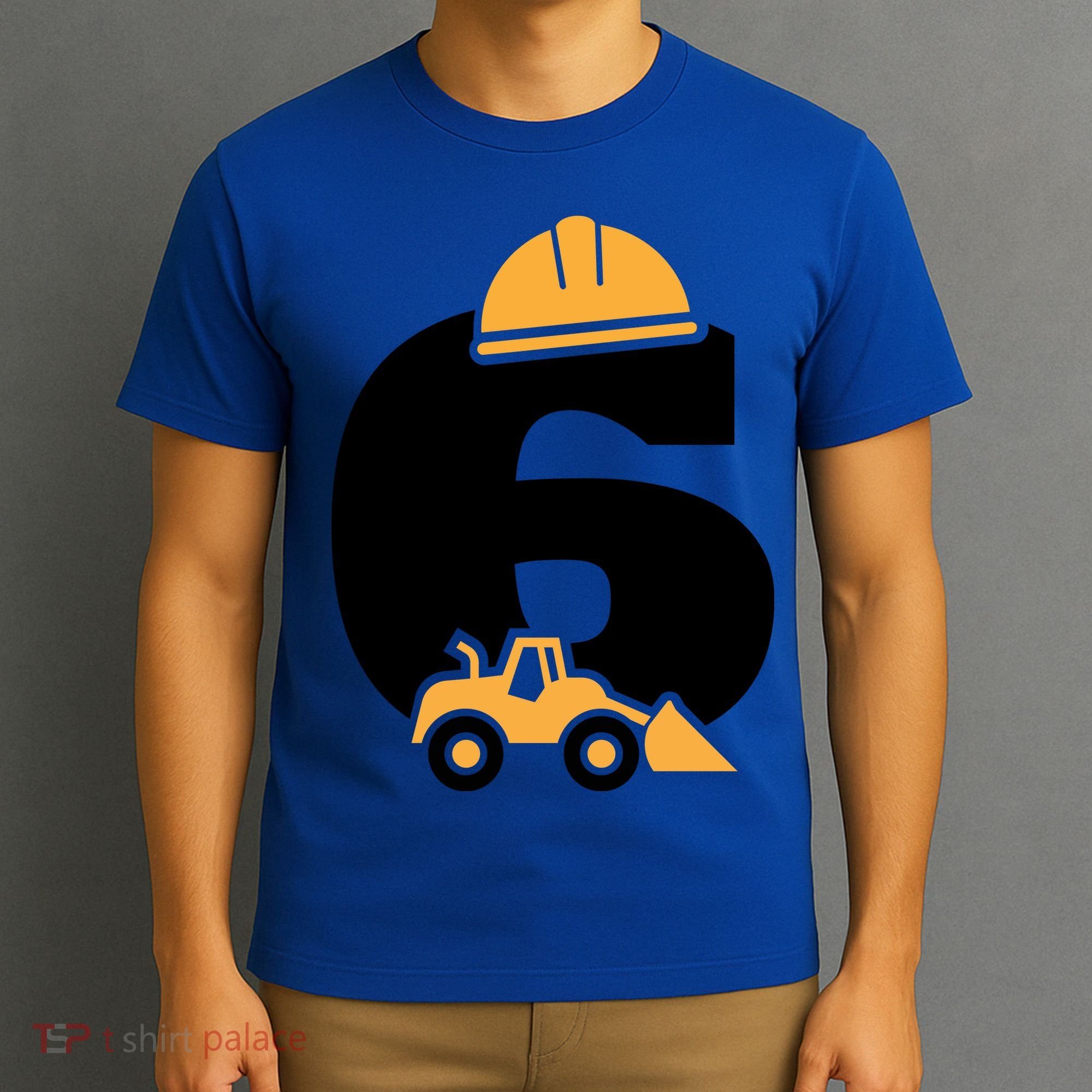  6th Birthday Construction Gift For Birthday Boy T-Shirt