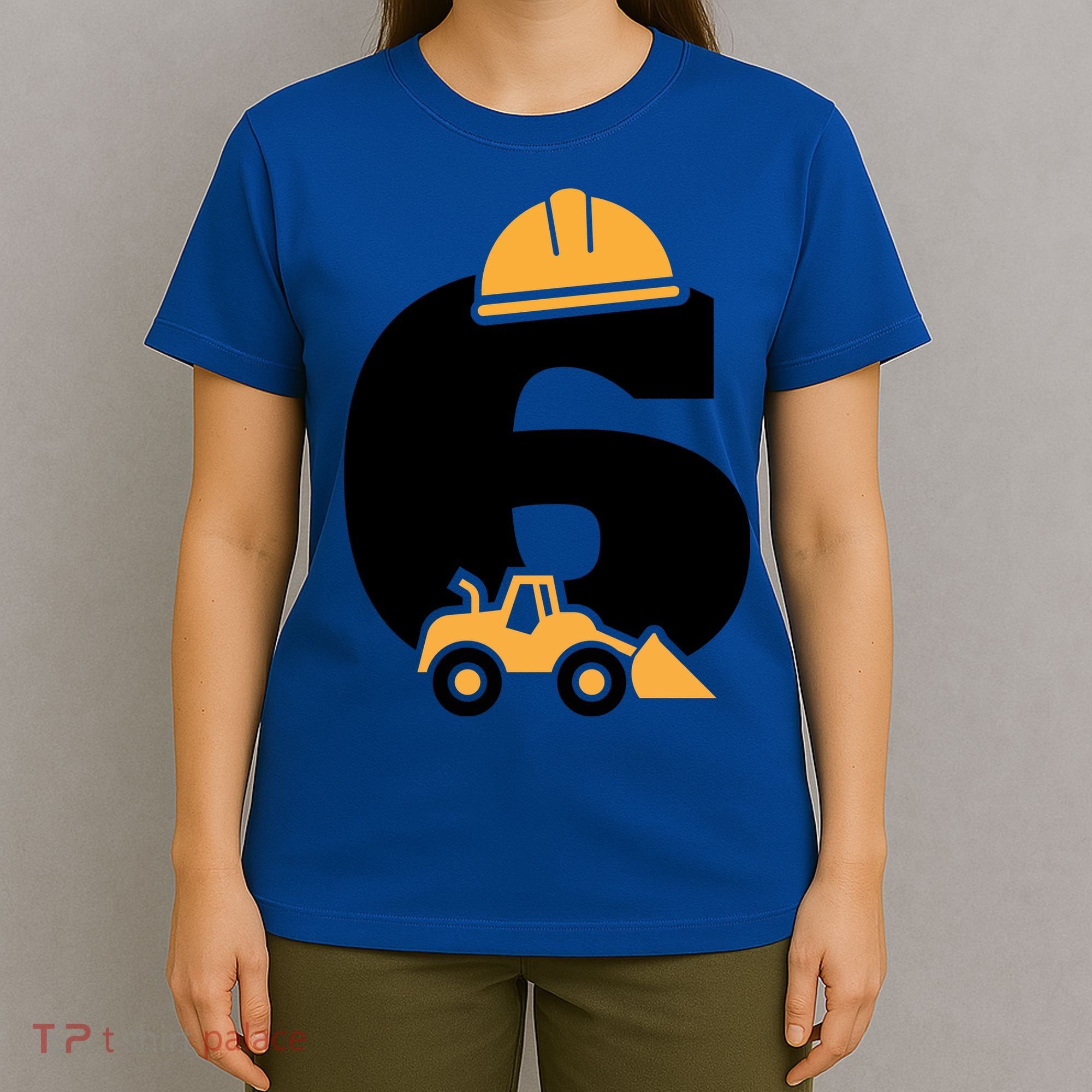  6th Birthday Construction Gift For Birthday Boy T-Shirt