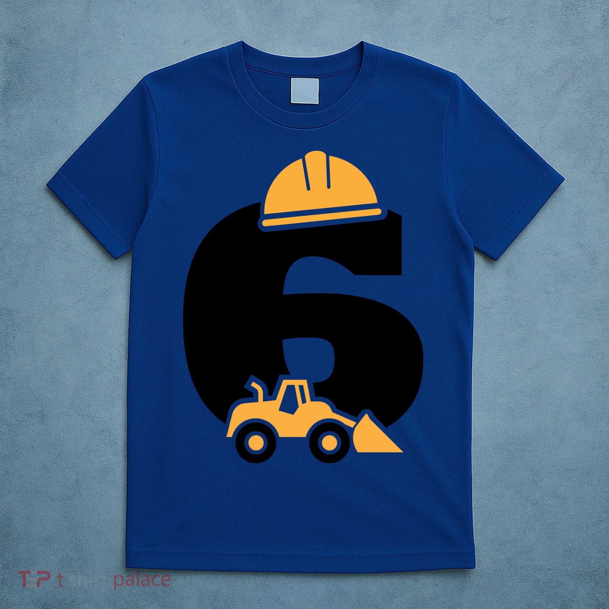  6th Birthday Construction Gift For Birthday Boy T-Shirt