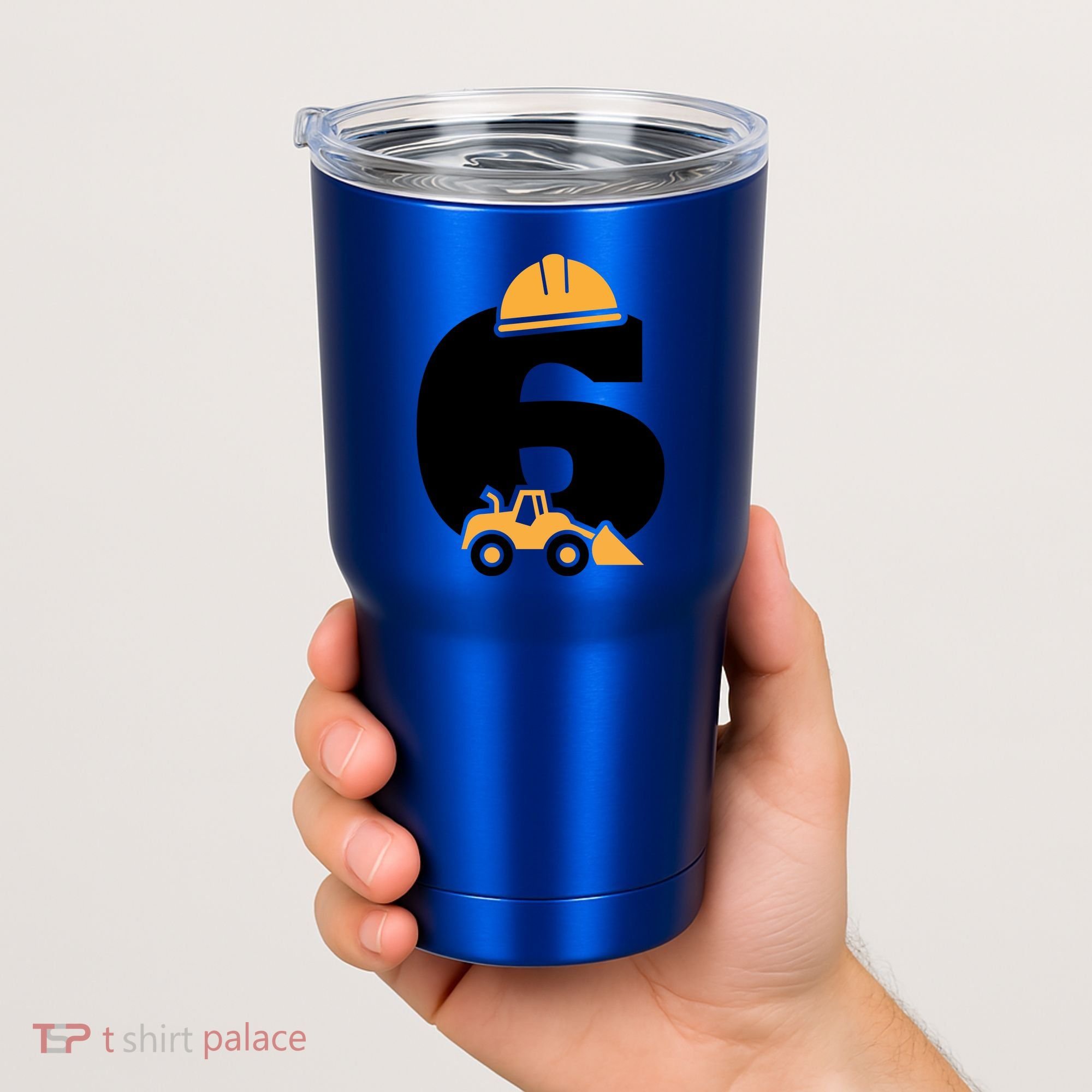  6th Birthday Construction Gift For Birthday Boy Tumbler