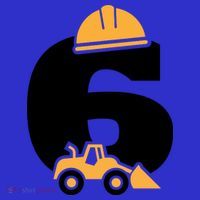  6th Birthday Construction Gift For Birthday Boy Visor thumb 3