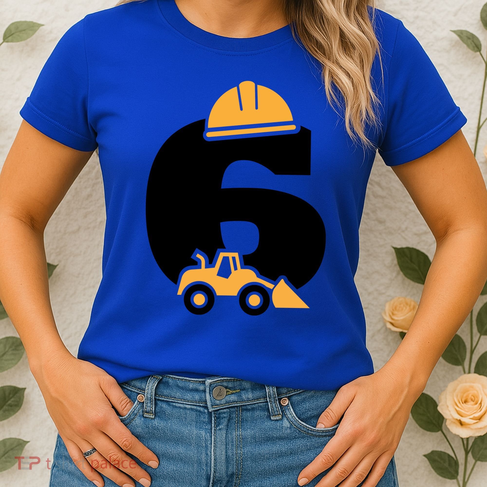  6th Birthday Construction Gift For Birthday Boy Women's T-Shirt