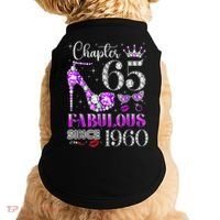 Chapter 65 Fabulous Since 1960 65th Birthday Doggie Tank thumb 0