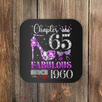 Chapter 65 Fabulous Since 1960 65th Birthday Coaster thumb 0