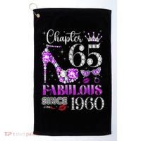 Chapter 65 Fabulous Since 1960 65th Birthday Golf Towel thumb 0