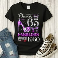 Chapter 65 Fabulous Since 1960 65th Birthday Women's T-Shirt thumb 3