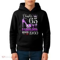 Chapter 65 Fabulous Since 1960 65th Birthday Kids Hoodie thumb 4