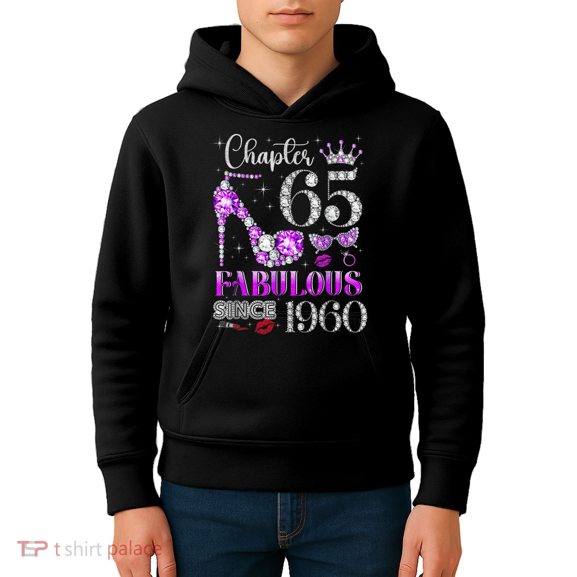 Chapter 65 Fabulous Since 1960 65th Birthday Kids Hoodie