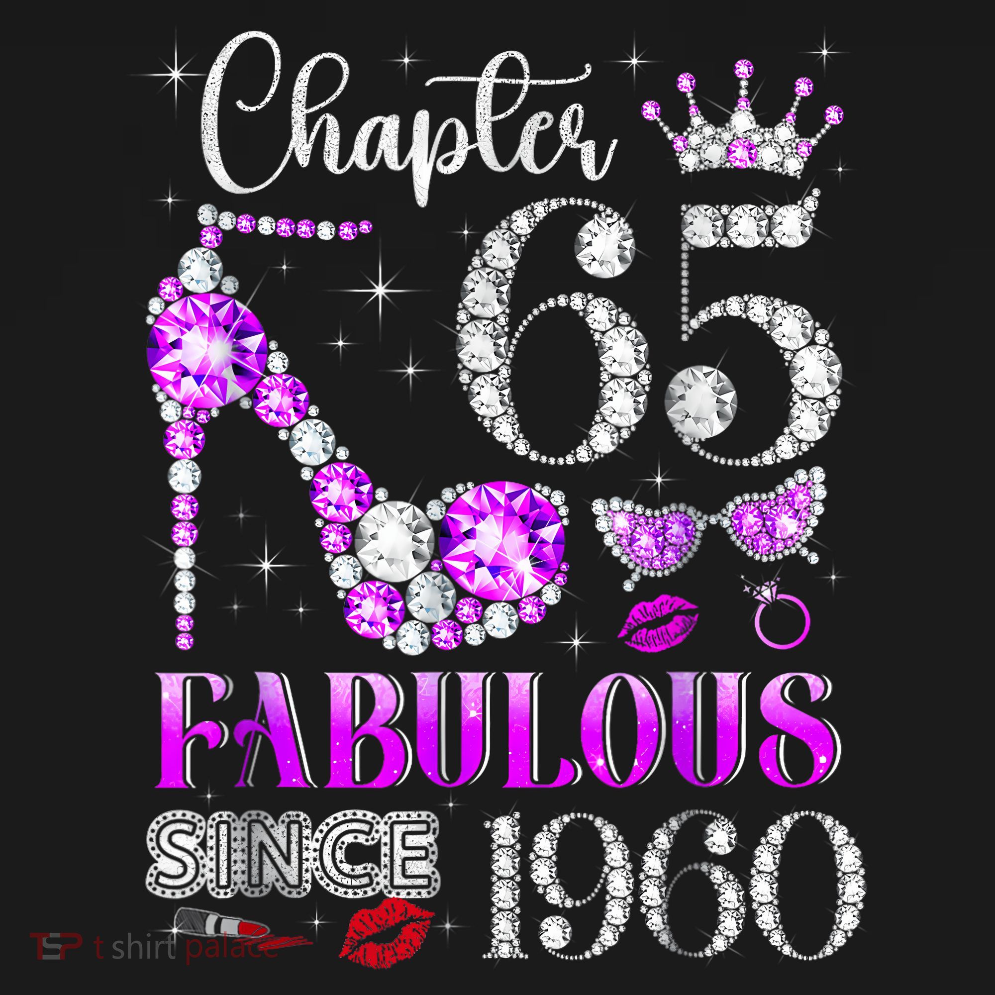 Chapter 65 Fabulous Since 1960 65th Birthday Women Ladies Women's Hoodie