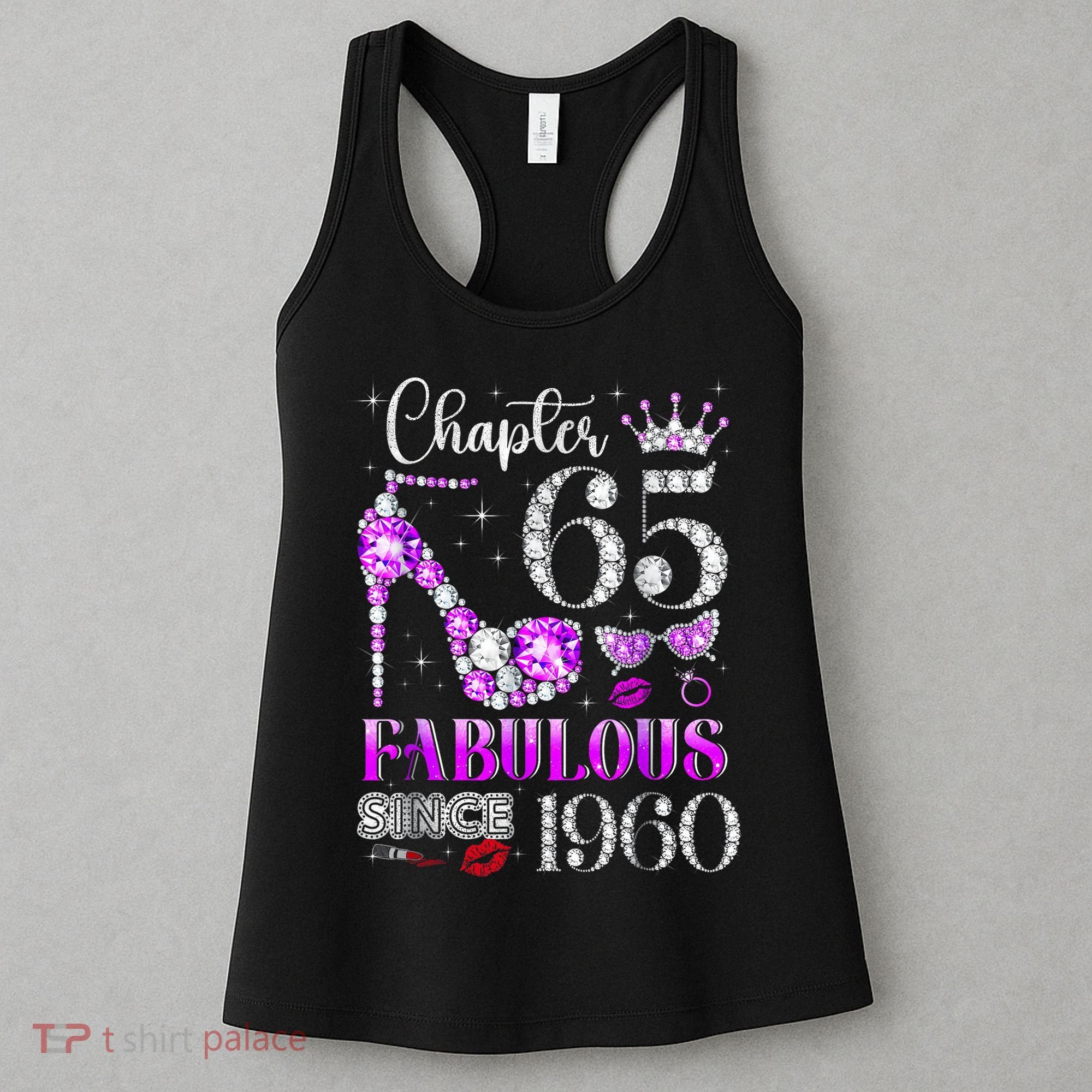 Chapter 65 Fabulous Since 1960 65th Birthday Women Ladies Women's Tank Top