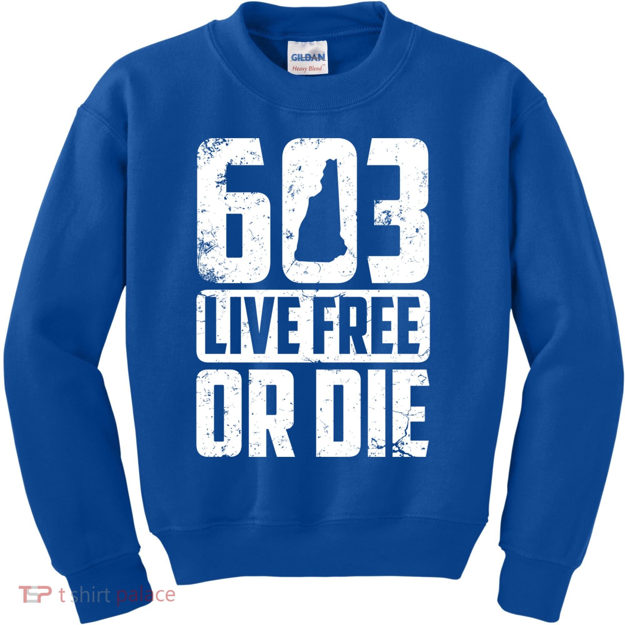 Cool 603 Live Free Or Die Funny New Hampshire Patriot Gift Kids Sweatshirt