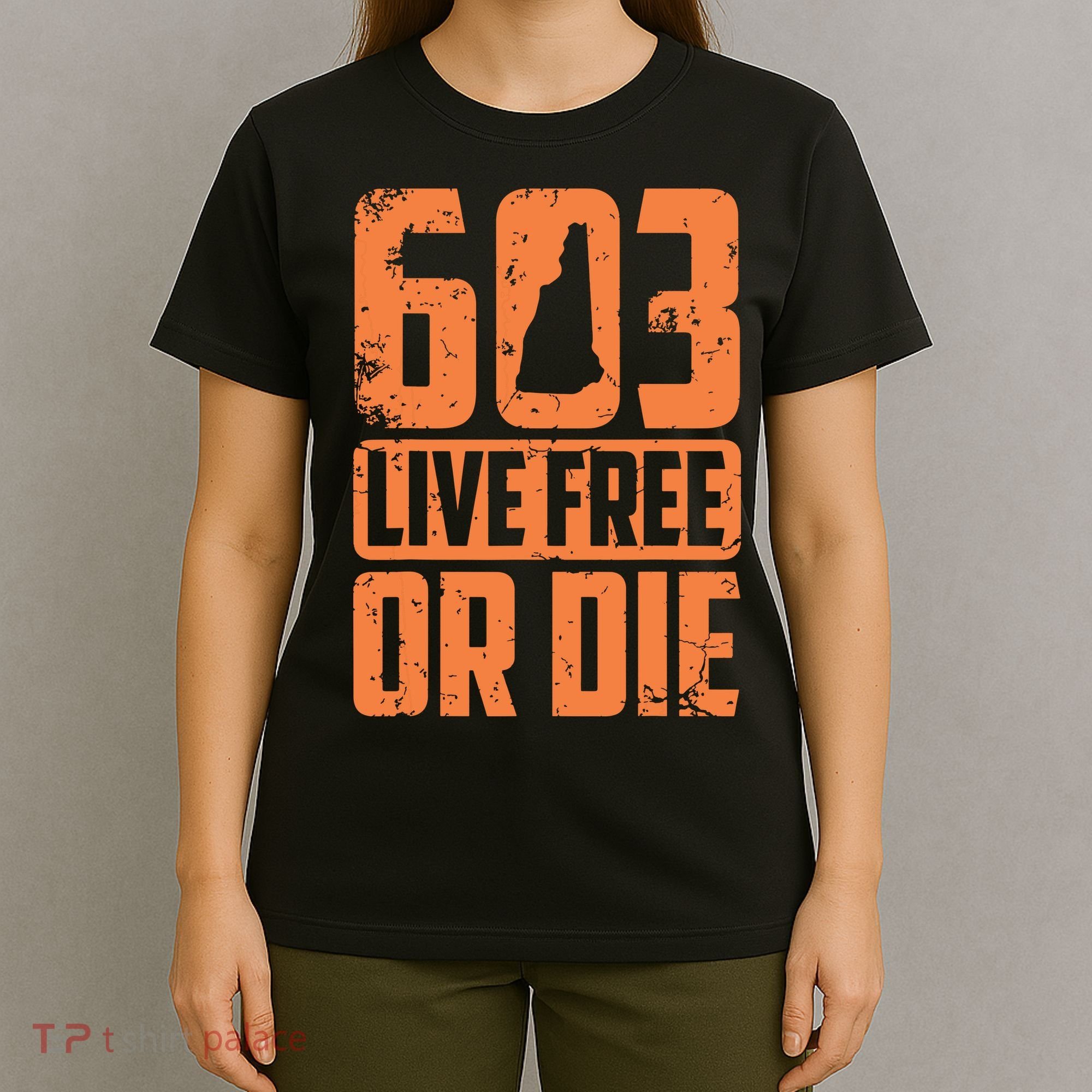 Cool 603 Live Free Or Die Funny New Hampshire Patriot Gift T-Shirt