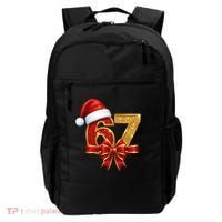 Christmas 67 Santa Hat Bow Backpack thumb 0