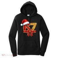 Christmas 67 Santa Hat Bow Women's Hoodie thumb 0