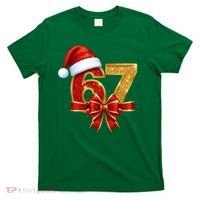 Christmas 67 Santa Hat Bow T-Shirt thumb 0