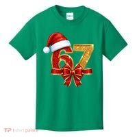 Christmas 67 Santa Hat Bow Kids T-Shirt thumb 0