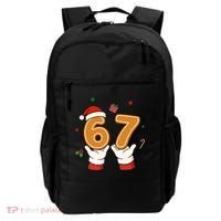 Christmas 67 Six Seven Cookies Santa 6-7 Funny Backpack thumb 0