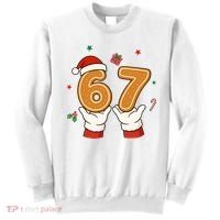Christmas 67 Six Seven Cookies Santa 6-7 Funny Sweatshirt thumb 0